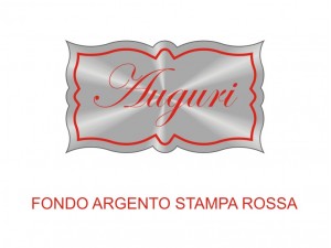 Etichette adesive auguri (mm 40x23) (cod. 2O)